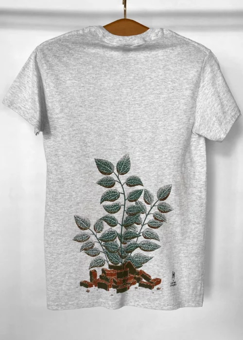 T-shirt homme motif "Urbain #3" rouge