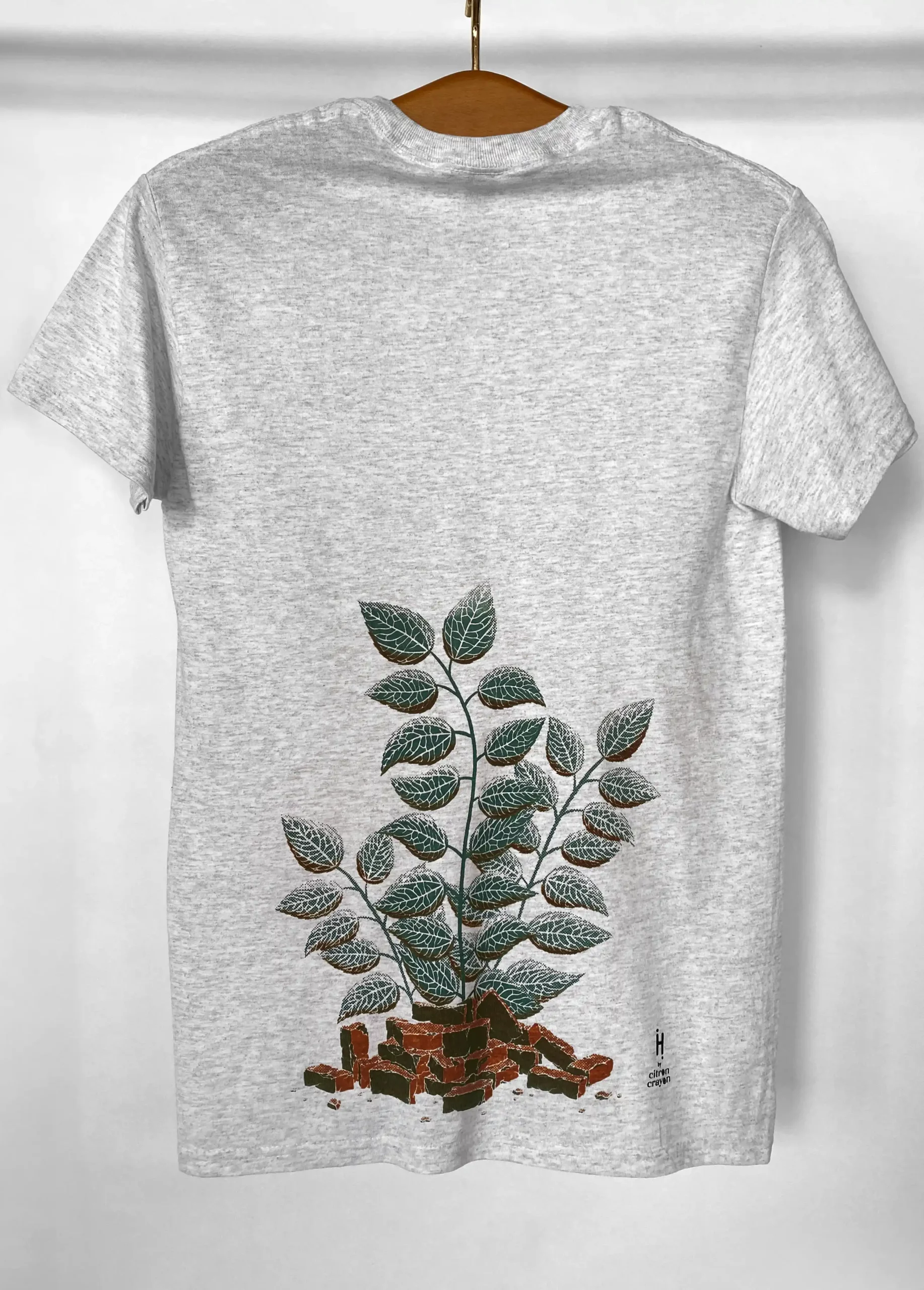 T-shirt homme motif "Urbain #3" rouge