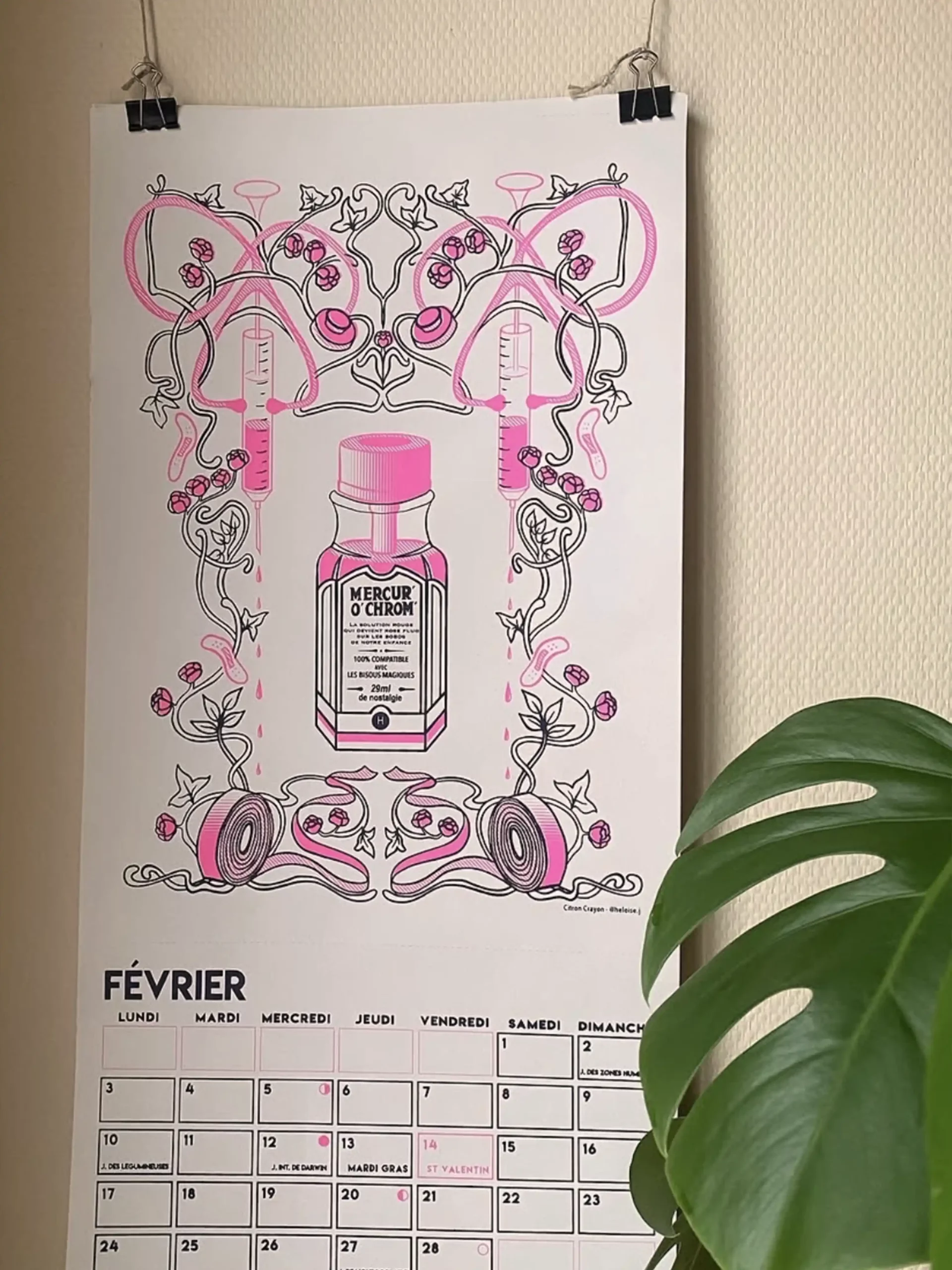 Page-calendrier-2025 Page calendrier 2025 ça pique raclettes party