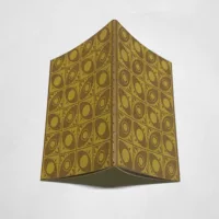 Carnet motif "all eyes on me" jaune