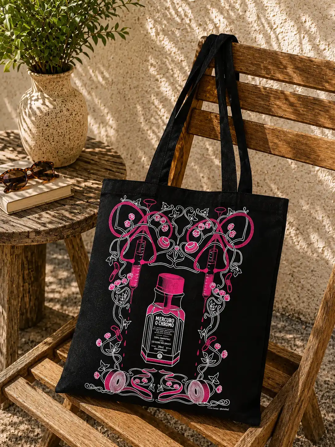 Tote bag Souvenir noir