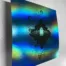 Affiche "Cétoine" bleu holographique