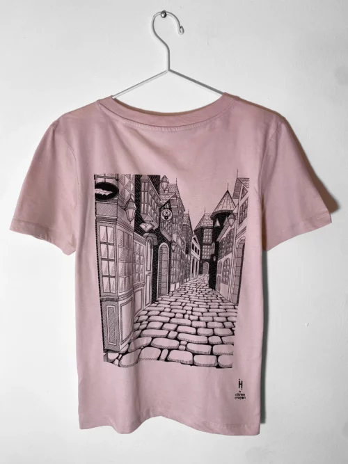 T-shirt femme motif "Old Street"
