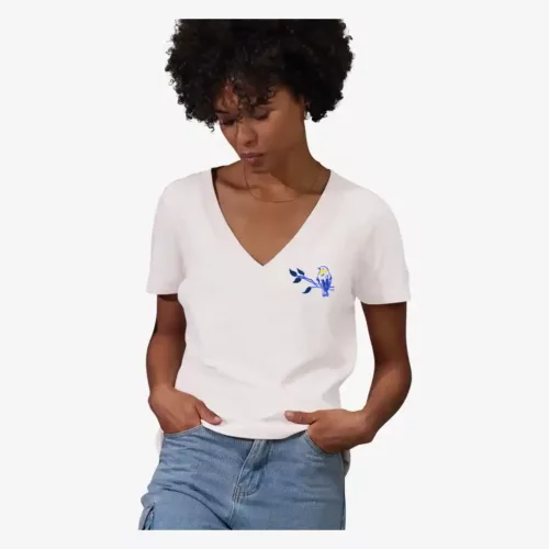 T-shirt femme motif "Vieilles Branches"