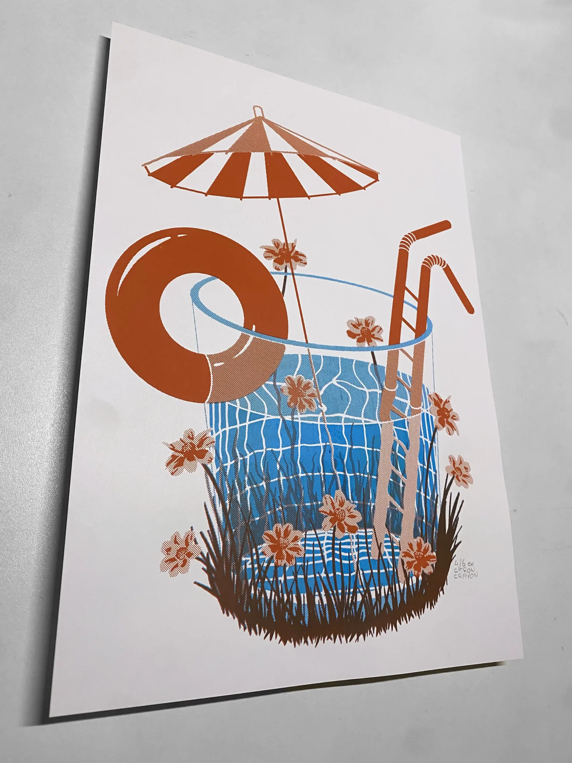 Affiche A3 Rafraîchissement rouge