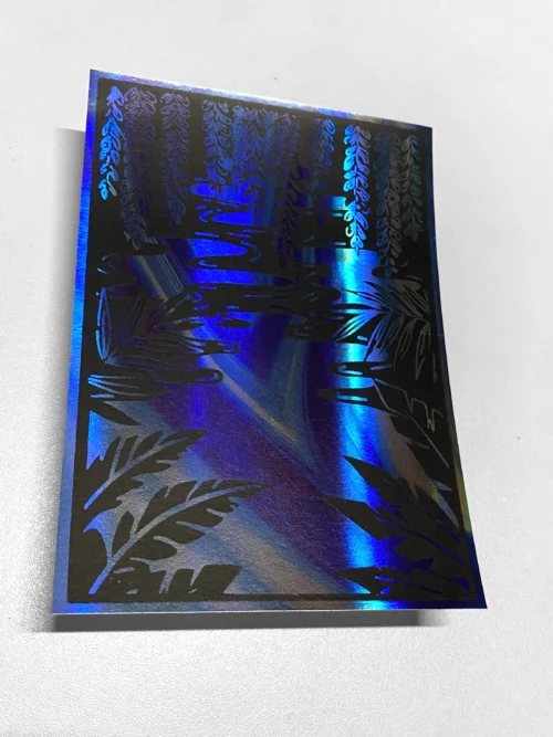 Affiche A6 "Lueurs Nocturnes" #2 bleu