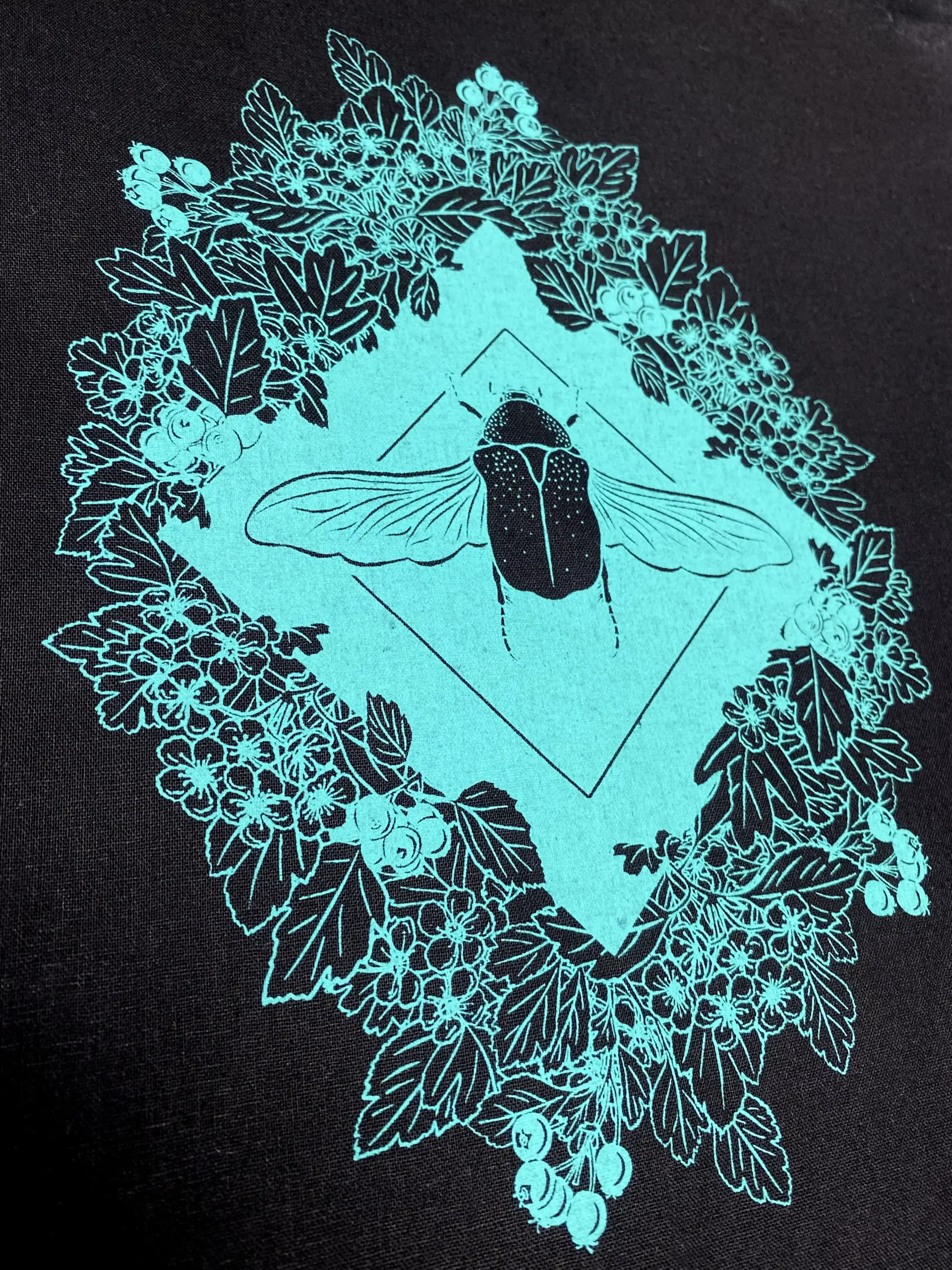 Tote bag cétoine scarabée